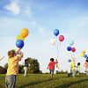 Children with Balloons