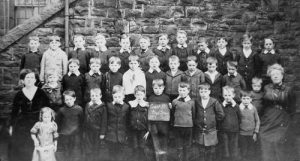 Picture taken of Court Street School in 1914