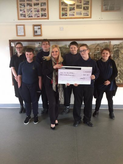 New Directions Wrexham deliver donation to Ysgol Plas Brondyffryn