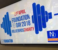 Image of screen at Cardiff Foundation Day 2018