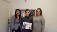 Image of Owen Peters and Certificate