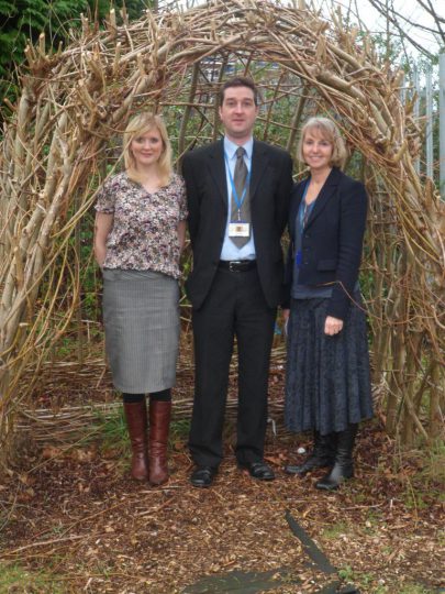 New Directions Jennifer Morrison, acting head Sue Owen and business manager Alan Doyle