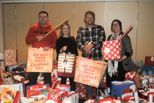 Andrew Harris and New Directions Pharmacy gather gifts for Mr X appeal