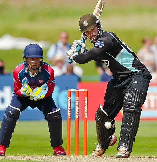 Tom Maynard with New Directions sponsored bat