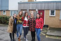 New Directions Social Care team decorate homeless shelter