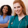 Medics smiling