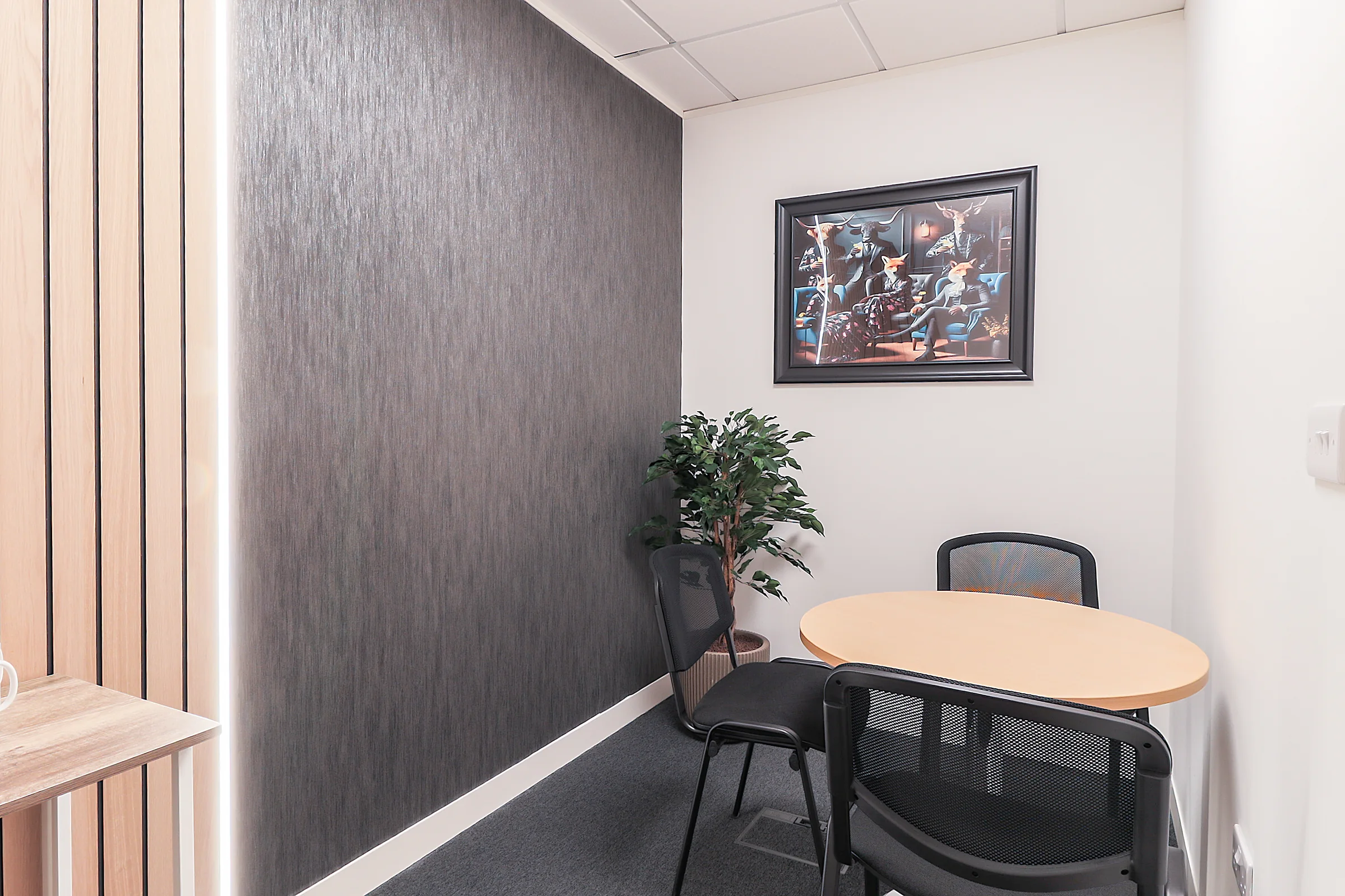 Private pod for focused conversations