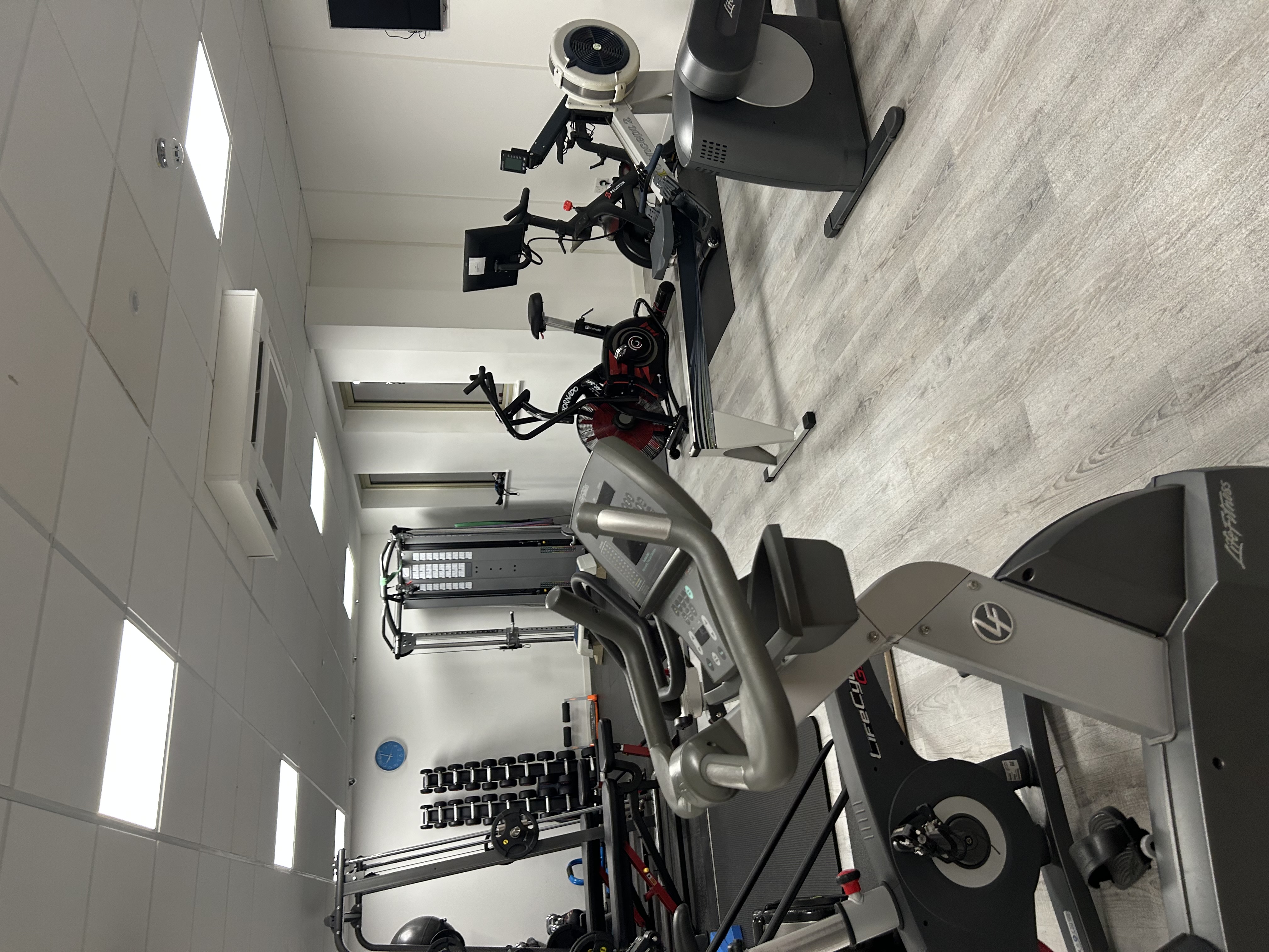 On-site gym at Lambourne House