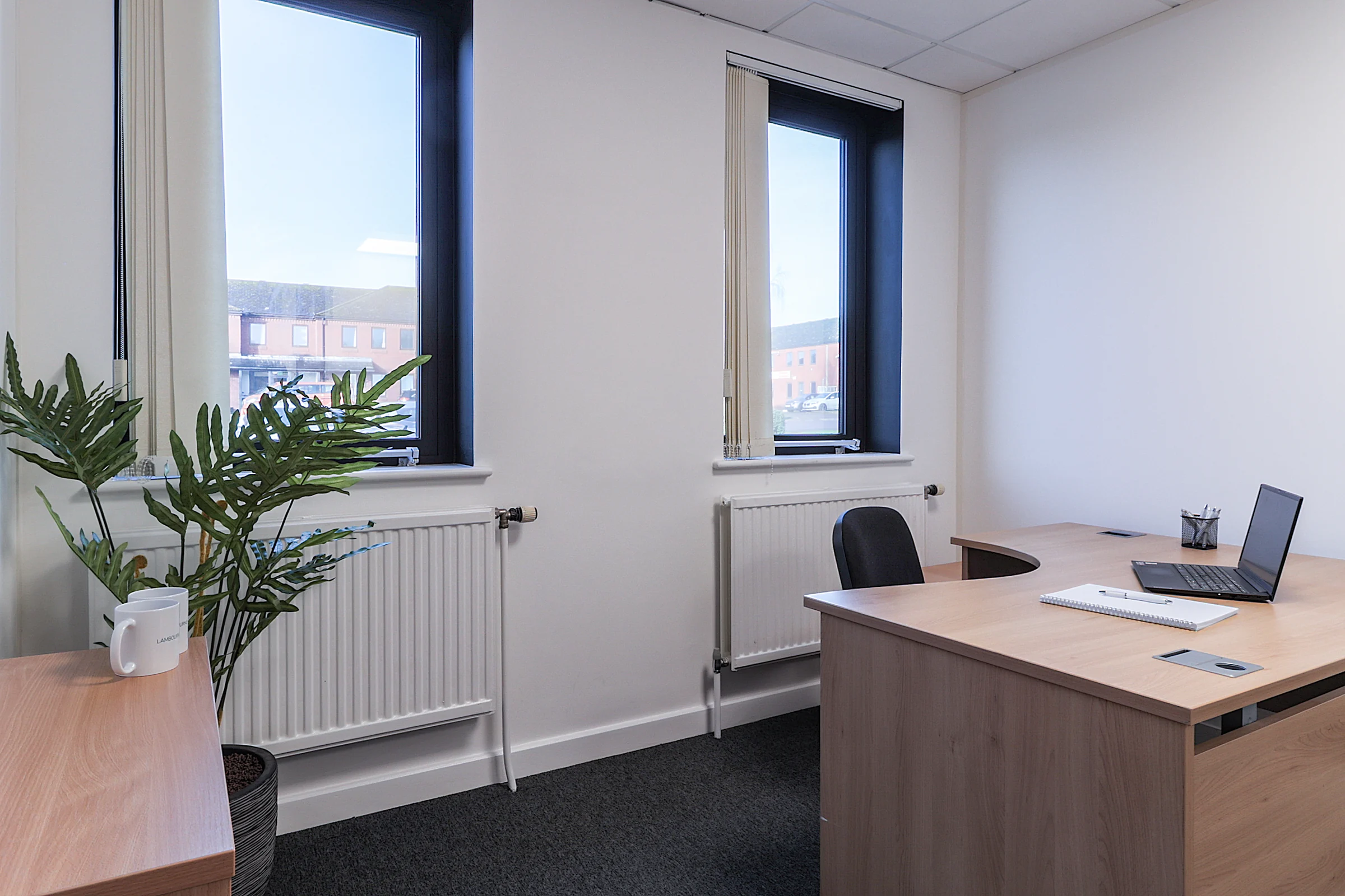 One-person office at Lambourne House