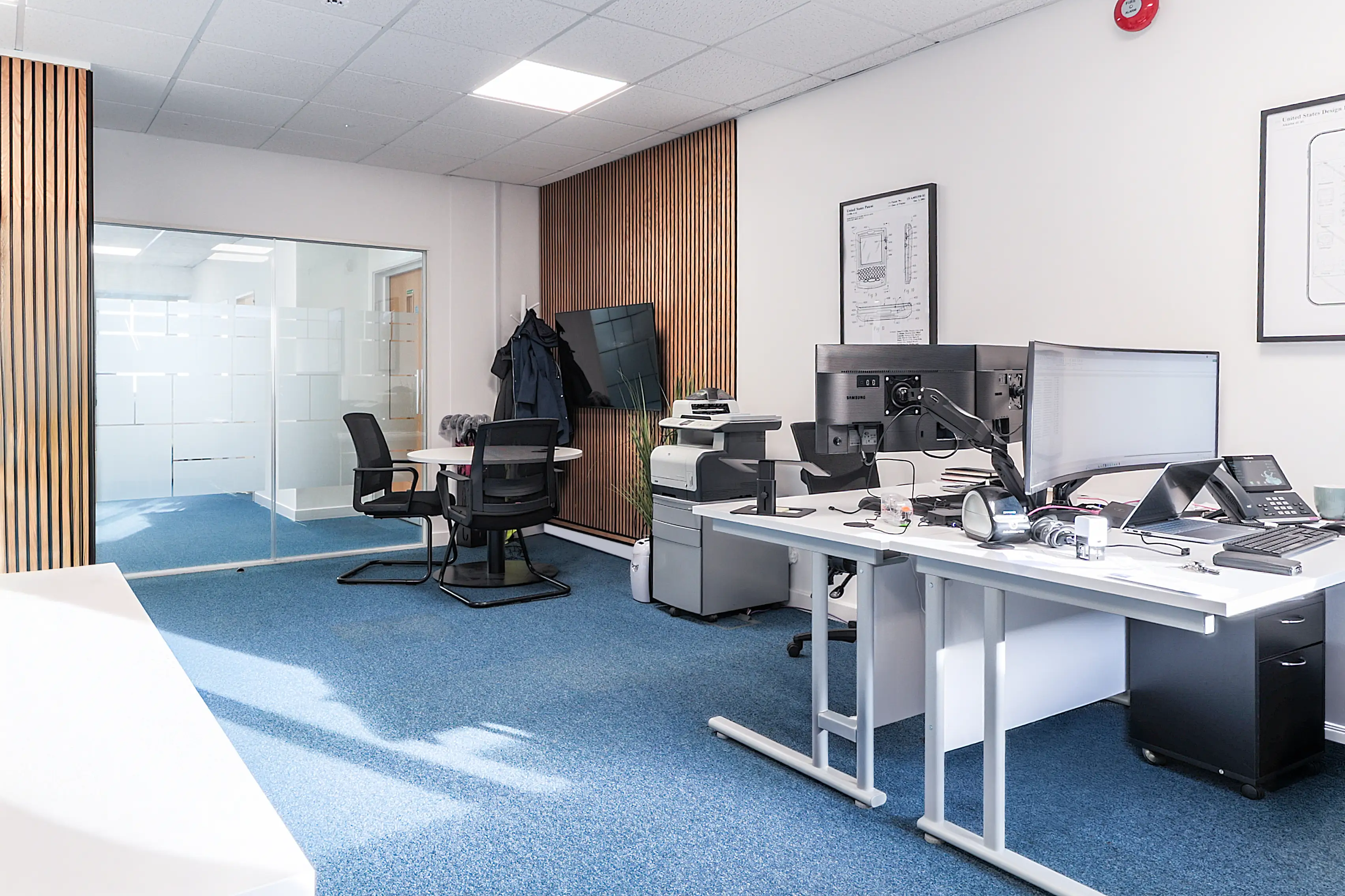 Private office interior at Lambourne House