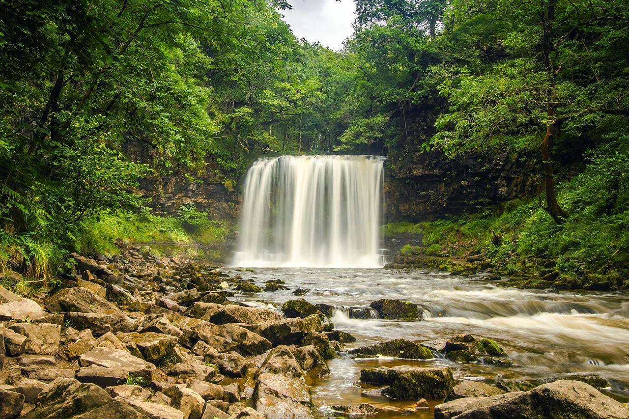 An image of a Welsh river to represent New Directions' eco-friendly approach.