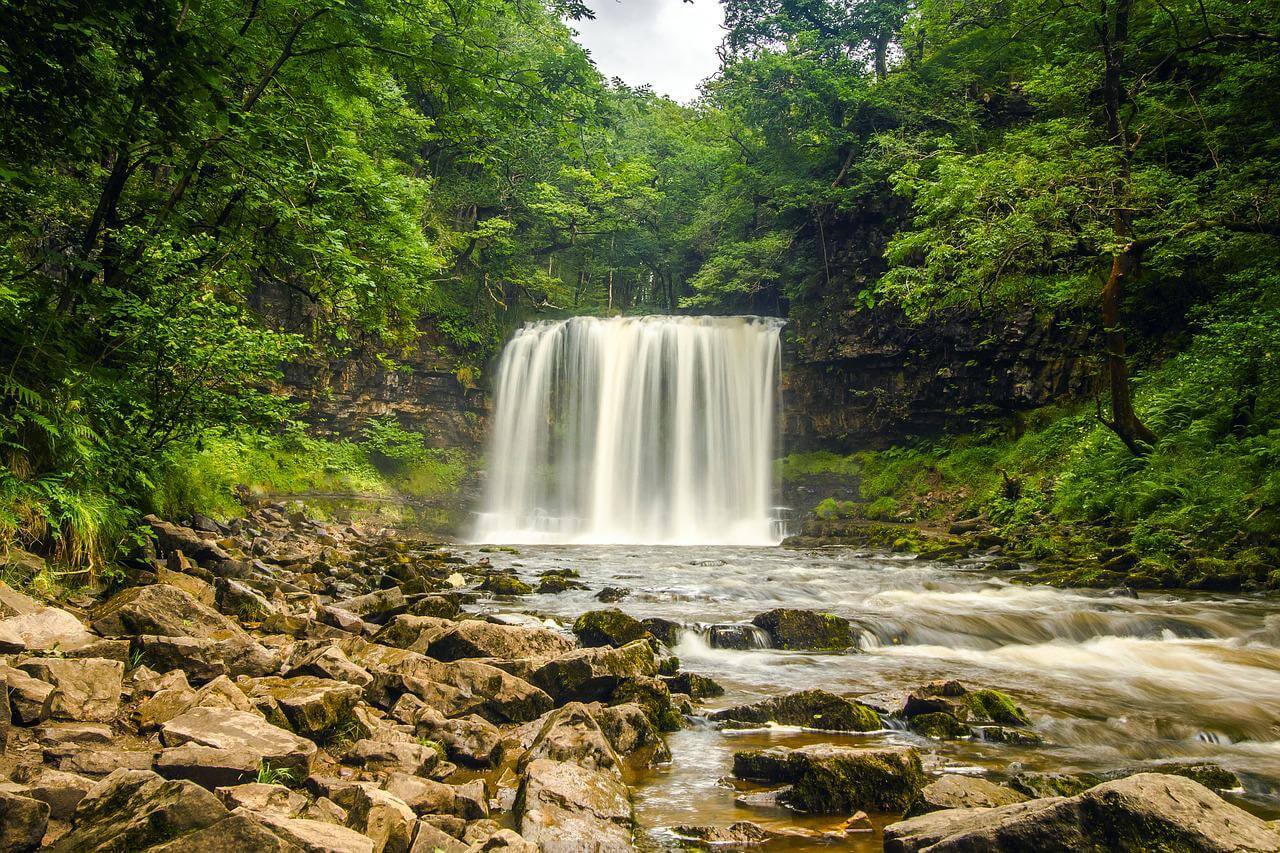 An image of a Welsh river to represent New Directions' eco-friendly approach.