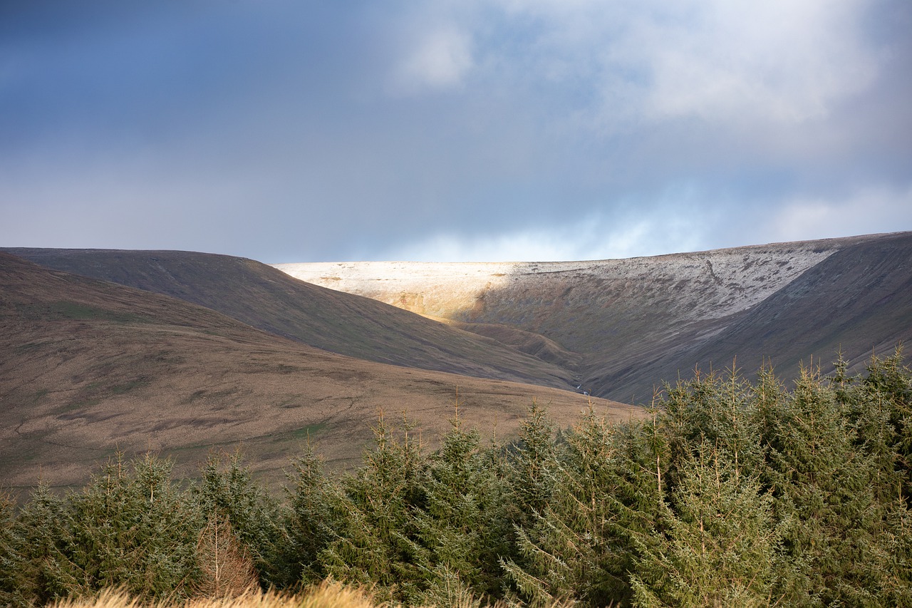An image of Welsh mountains to represent New Directions' eco-friendly approach.