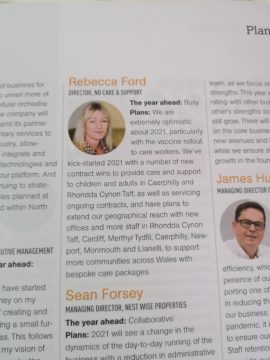 Rebecca Ford in Insider magazine